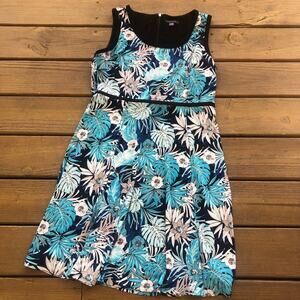 Tommy Hilfiger Blue Summer Floral Dress